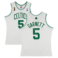 Kevin Garnett Boston Celtics Autographed Mitchell & Ness White 2007-08 Authentic Jersey with "HOF 20" Inscription