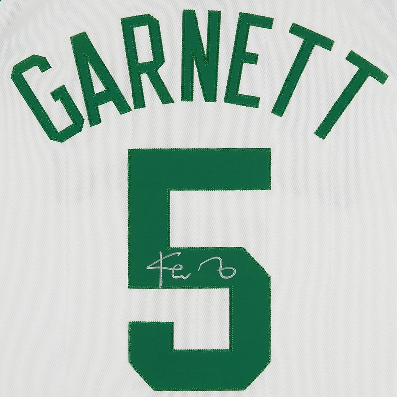 Kevin Garnett Boston Celtics Autographed Mitchell & Ness White 2007-08 Authentic Jersey