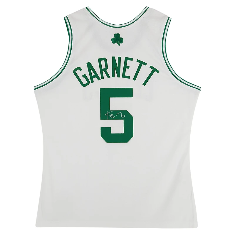 Kevin Garnett Boston Celtics Autographed Mitchell & Ness White 2007-08 Authentic Jersey