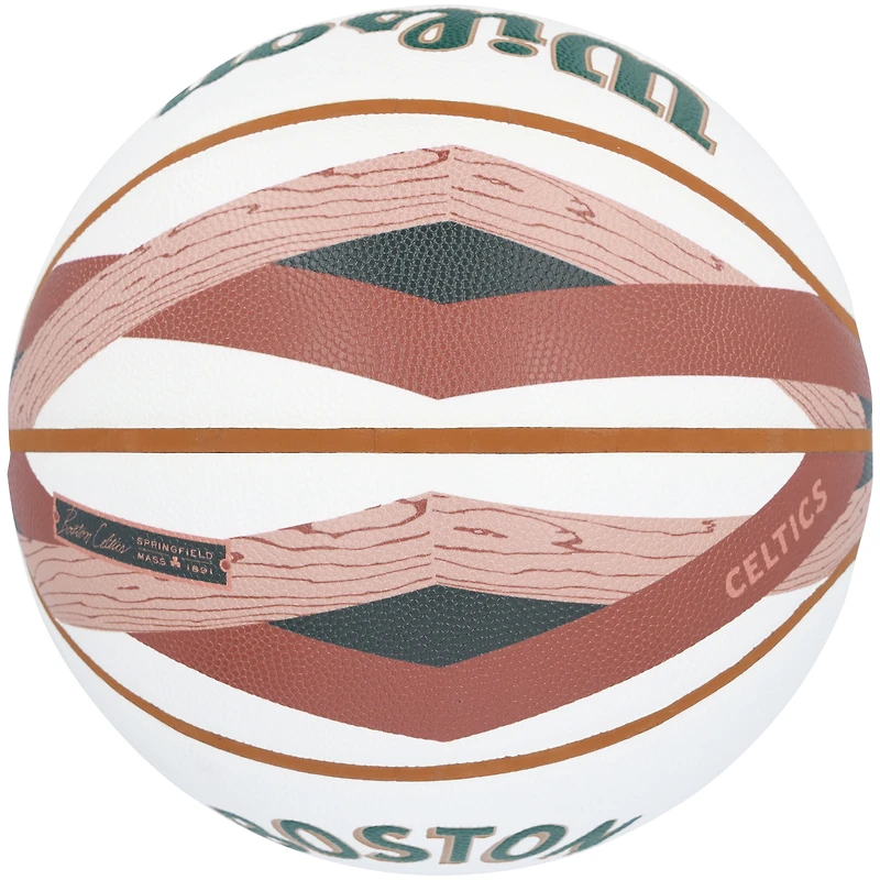 Kevin Garnett Boston Celtics Autographed Wilson 2023-24 City Edition Collector's Basketball