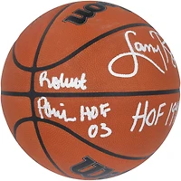 Kevin McHale, Larry Bird, Robert Parish Boston Celtics Autographed Wilson Official Game Basketball with Multiple Inscriptions
