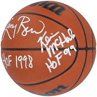 Kevin McHale, Larry Bird, Robert Parish Boston Celtics Autographed Wilson Official Game Basketball with Multiple Inscriptions