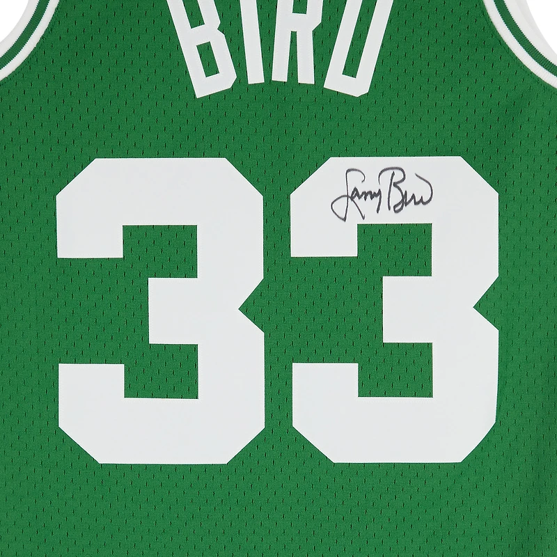 Larry Bird Boston Celtics Autographed Mitchell & Ness Swingman Jersey