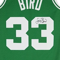Larry Bird Boston Celtics Autographed Mitchell & Ness Swingman Jersey