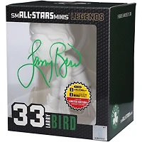 Figurine 6" de la variante White Chase de Larry Bird, autographiée par les Boston Celtics, des petits STARS