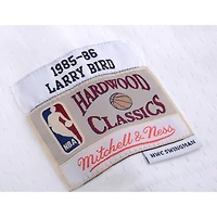 Larry Bird Boston Celtics Maillot Swingman Blanc Autographié Mitchell & Ness