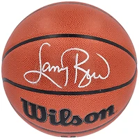 Ballon de basket-ball d'intérieur/extérieur Wilson Authentic Series autographié par Larry Bird des Boston Celtics