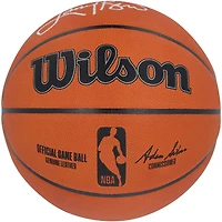 Ballon de basket officiel Wilson autographié par Larry Bird des Boston Celtics