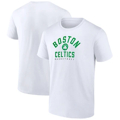 Men's Fanatics  White Boston Celtics T-Shirt