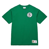 Men's Mitchell & Ness Larry Bird Kelly Green Boston Celtics Hardwood Classics NBA Legends T-Shirt