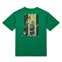 T-shirt Mitchell & Ness Larry Bird Kelly Green Boston Celtics Hardwood Classics NBA Legends pour homme
