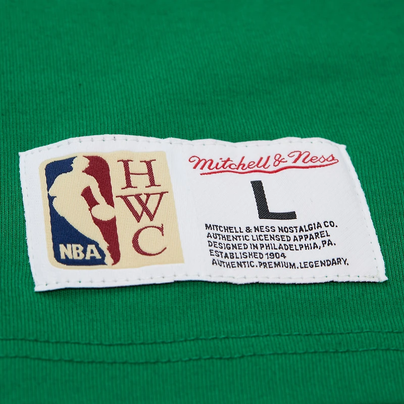 T-shirt Mitchell & Ness Larry Bird Kelly Green Boston Celtics Hardwood Classics NBA Legends pour homme
