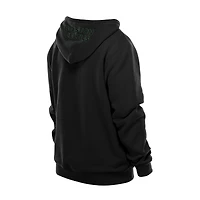 Men's New Era  Black Boston Celtics Tonal Color Pop Premium Pullover Hoodie
