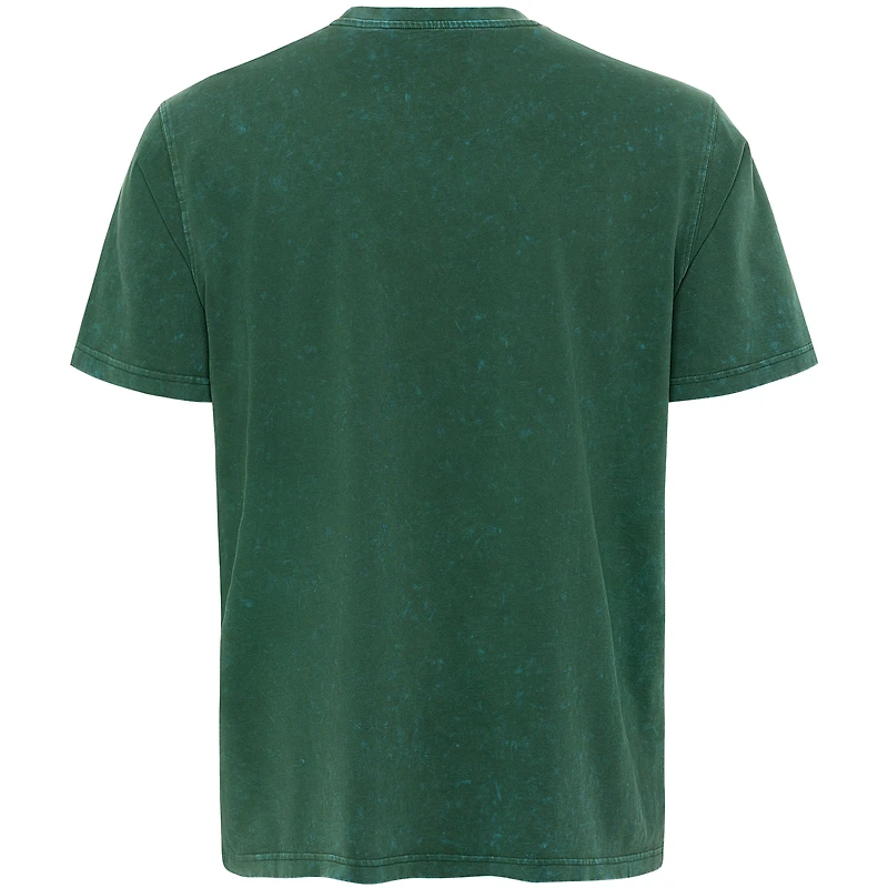 Men's Sportiqe Green Boston Celtics Distressed Rock & Roll Collection Angus Premium Mineral Wash T-Shirt