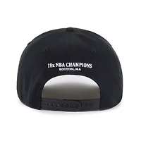 Casquette ajustable noire « 47 » des Boston Celtics pour homme, Every Time Past Champs Hitch