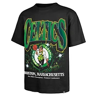 T-shirt noir pour homme « 47 Boston Celtics » de la collection « Anciens champions » Fondation Flashbulb