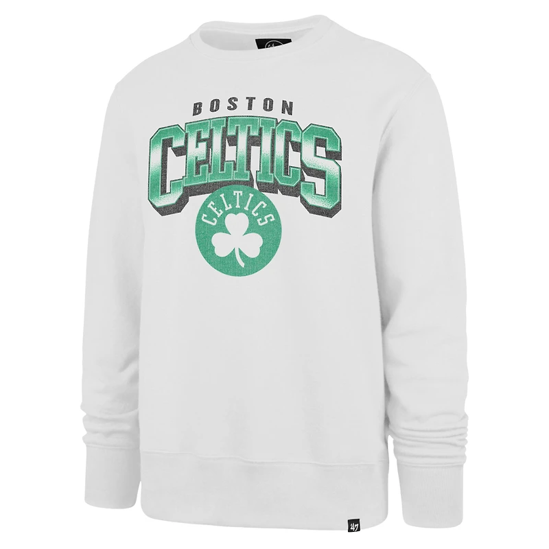 Sweat-shirt à enfiler Boston Celtics Spotlight Headline de couleur crème pour homme 1947, taille grande et