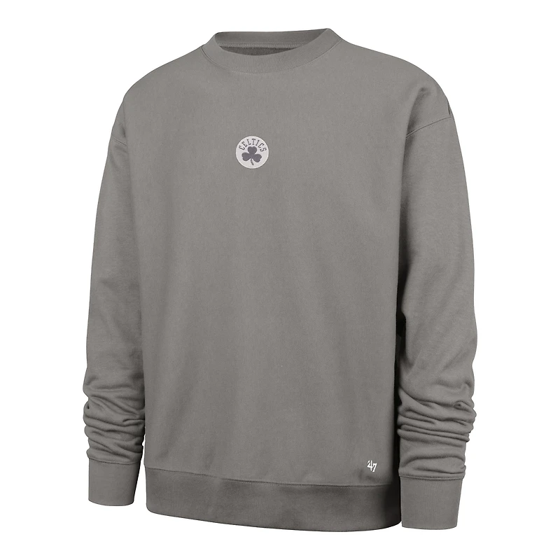 Sweat-shirt ras du cou gris Boston Celtics Offside Foundation pour homme, modèle 47