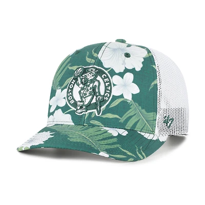 Casquette trucker ajustable Boston Celtics verte '47 pour homme