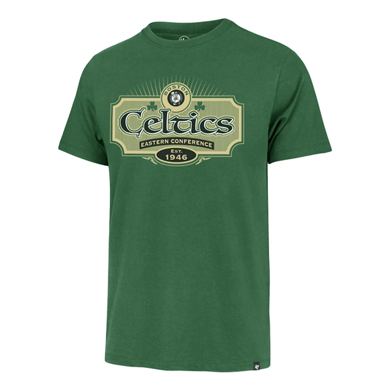 T-shirt à manches courtes LUCKY TEAM FRANKLIN pour homme de la marque 47 des Celtes V111020 TEEMENSCR K02TMUXIG667757OD
