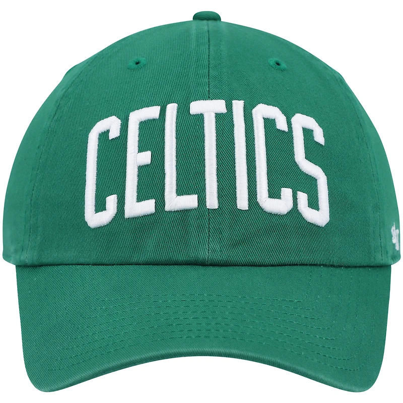 Casquette réglable '47 Kelly Green Boston Celtics Clean Up Wordmark pour homme