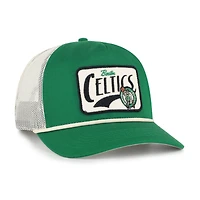 Men's '47 Kelly Green Boston Celtics Emmett Heavy Twill Trucker Hitch Adjustable Hat
