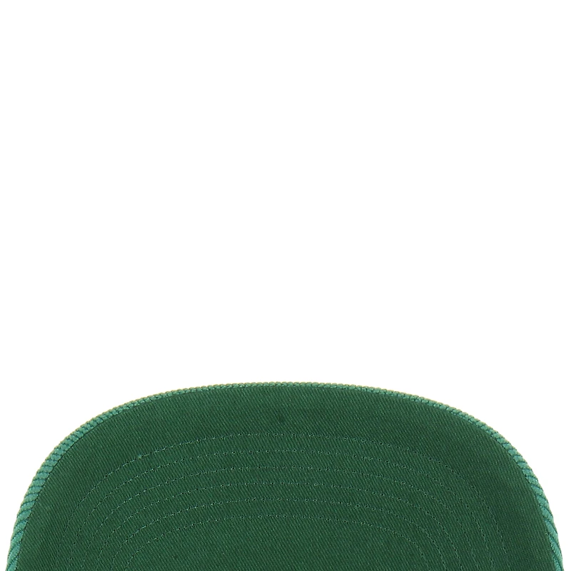 Casquette ajustable en velours côtelé décontracté « Kelly Green » des Boston Celtics Golden Age pour homme, modèle 47