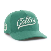 Casquette ajustable en velours côtelé décontracté « Kelly Green » des Boston Celtics Golden Age pour homme, modèle 47