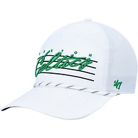 Casquette Snapback Downburst Hitch des Boston Celtics '47 blanche pour homme