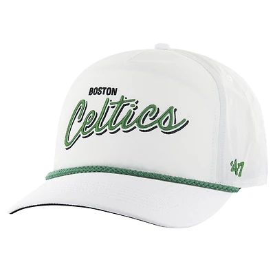 Men's '47 White Boston Celtics Fairway Hitch brrr Adjustable Hat