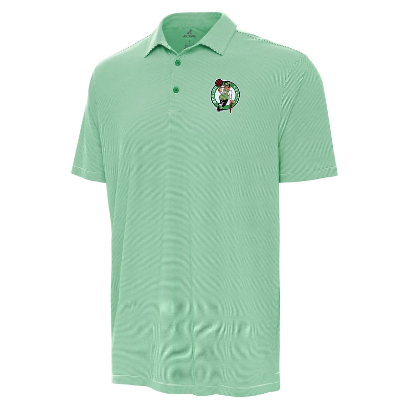 Polo Twine Antigua Kelly Green pour homme des Boston Celtics