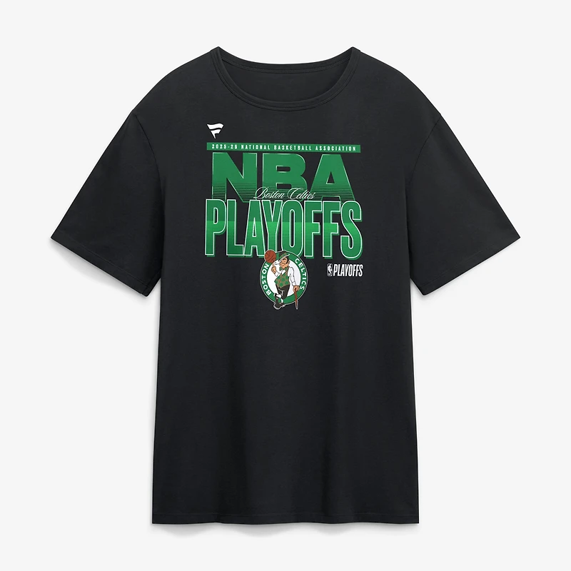T-shirt noir pour homme Boston Celtics, séries éliminatoires NBA 2026