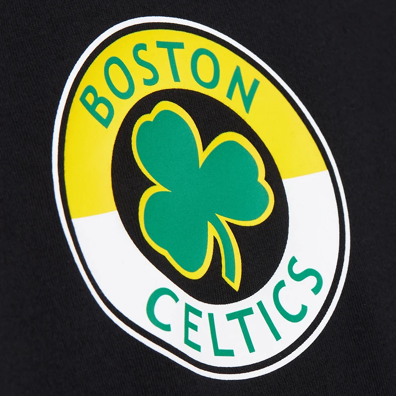 T-shirt noir de qualité supérieure pour homme la collection Black Out des Boston Celtics