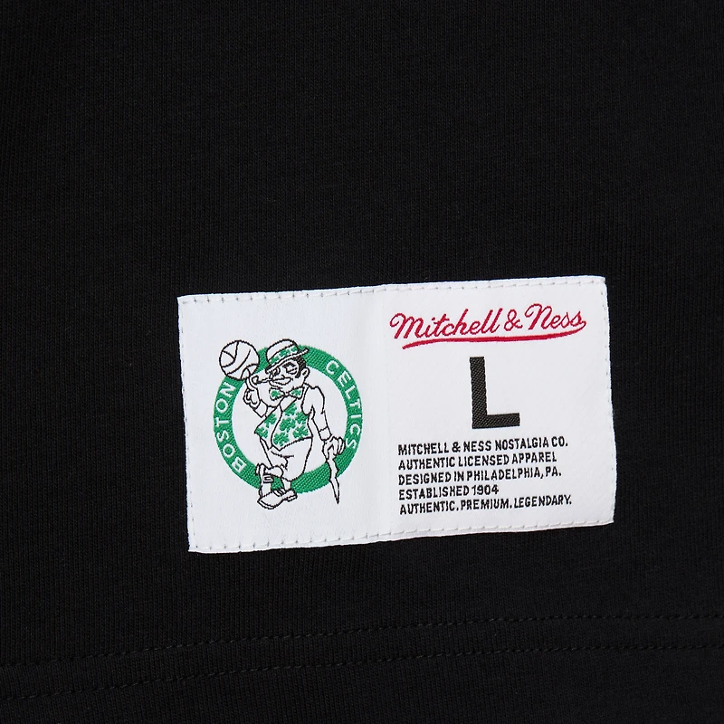 T-shirt noir de qualité supérieure pour homme la collection Black Out des Boston Celtics