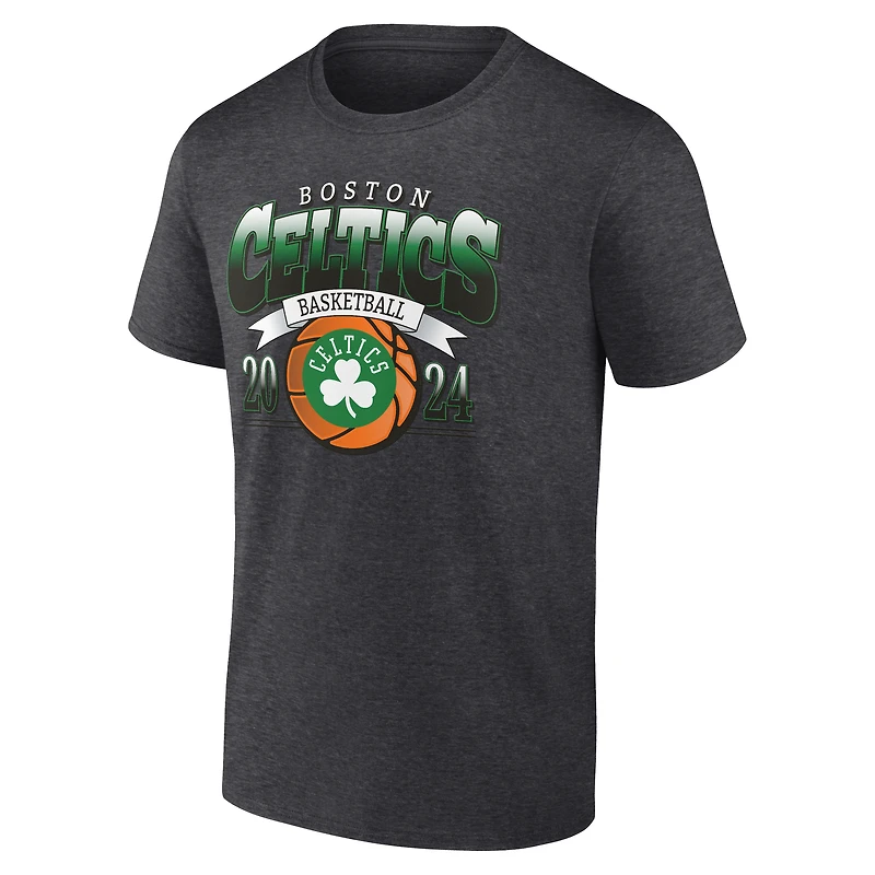 T-shirt anthracite pour homme Boston Celtics Fast Break Finisher