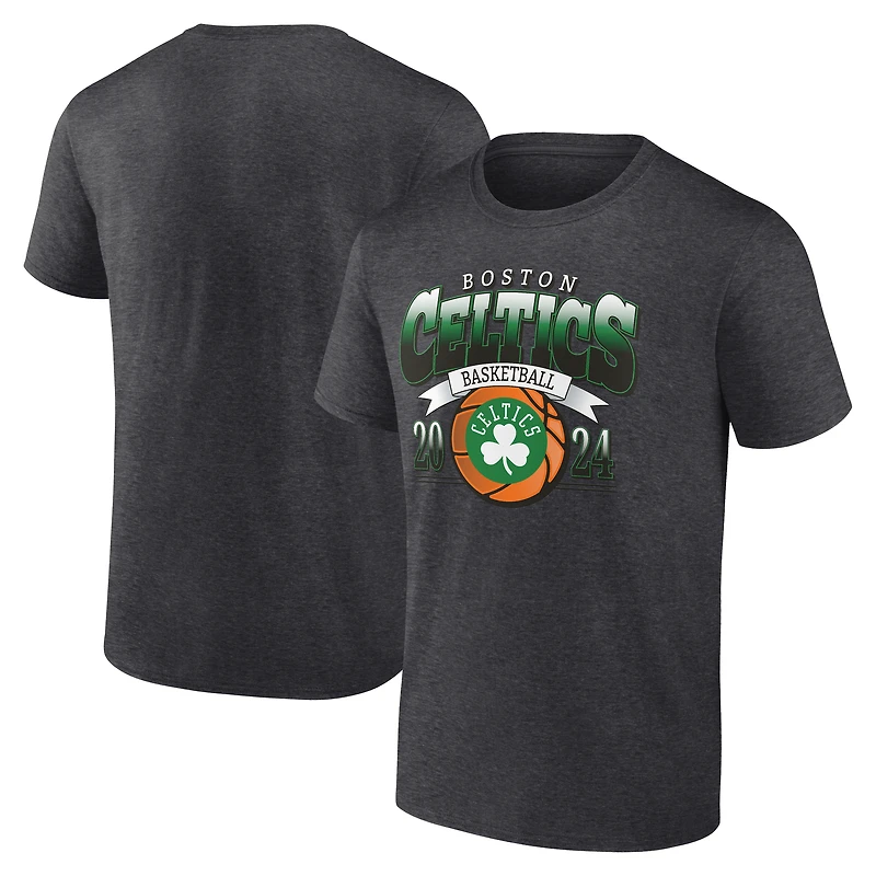 T-shirt anthracite pour homme Boston Celtics Fast Break Finisher