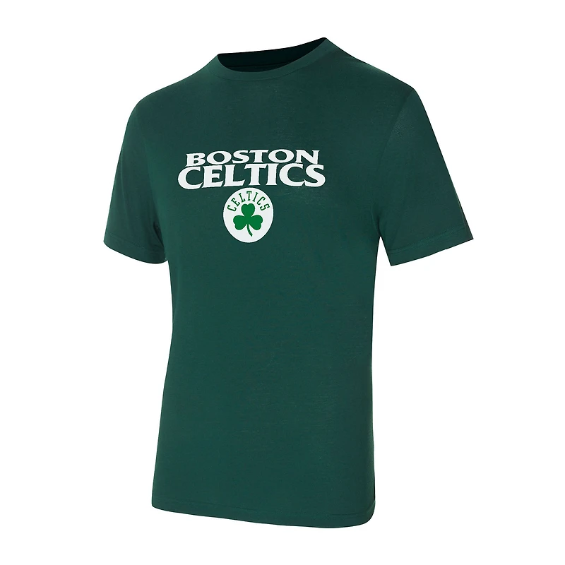 Men's Concepts Sport Hunter Green/Black Boston Celtics Avondale T-Shirt & Flannel Pants Set