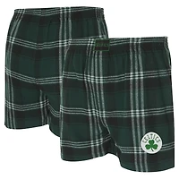 Boxer court en flanelle pour homme Concepts Sport Kelly Green Boston Celtics Region