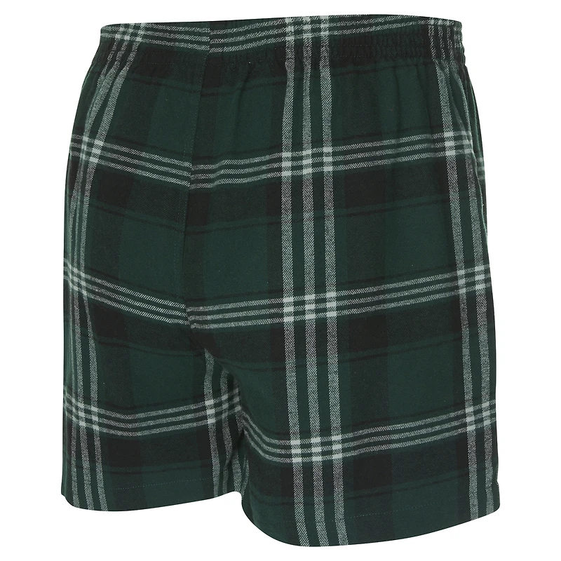 Boxer court en flanelle pour homme Concepts Sport Kelly Green Boston Celtics Region