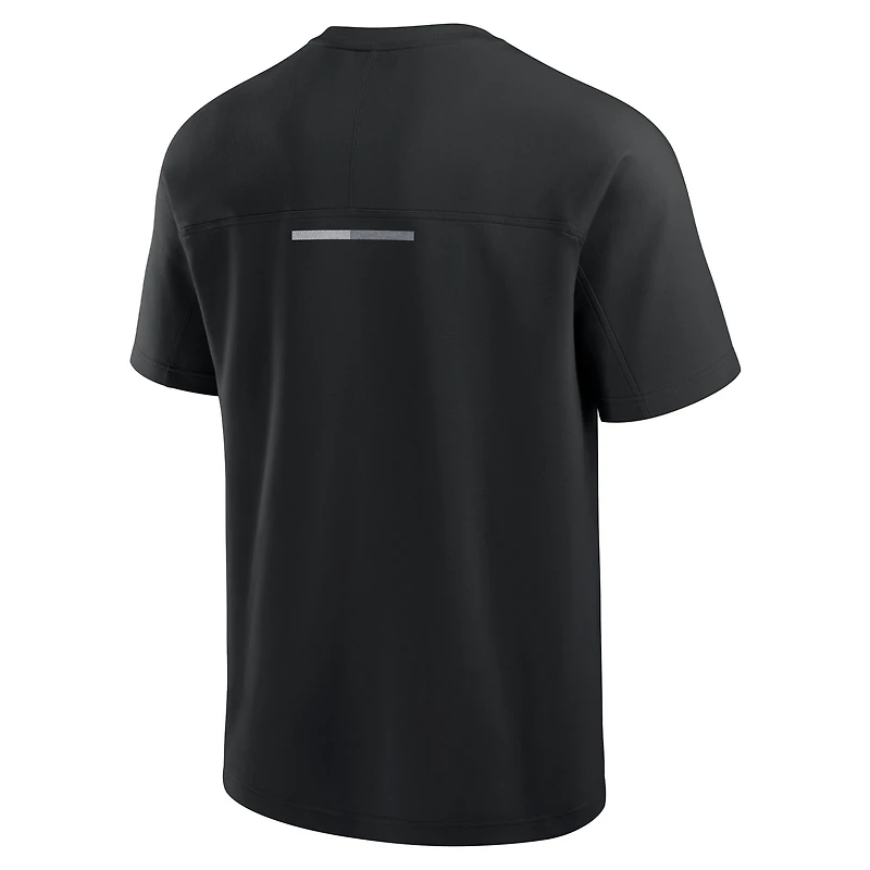 T-shirt noir Fanatics Flex Tri-Blend pour homme des Boston Celtics