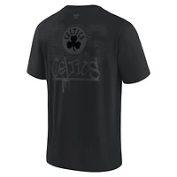 Men's Fanatics Boston Celtics Blackout Heavyweight T-Shirt