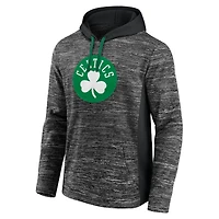 Men's Fanatics Charcoal Boston Celtics Instant Replay Colorblock - Pullover Hoodie