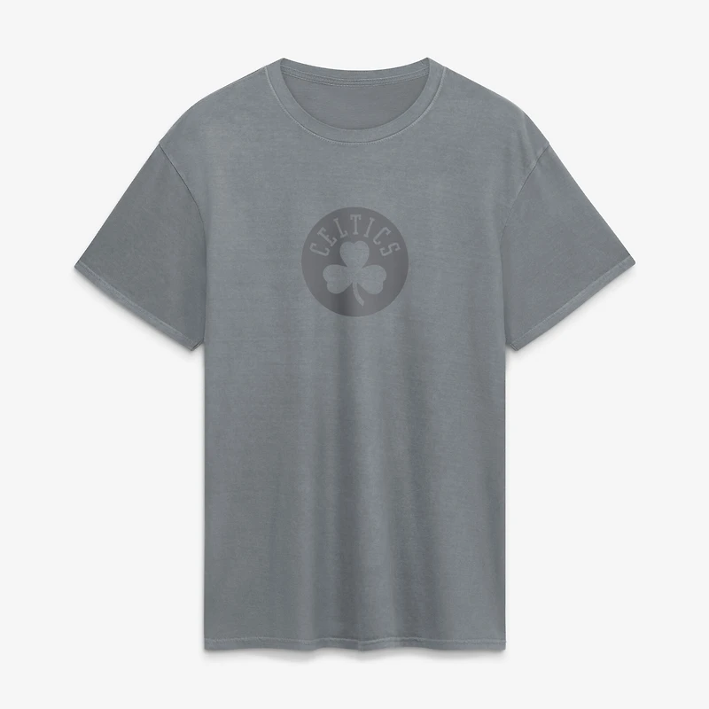 Men's Fanatics Gray Boston Celtics Beach Wash T-Shirt