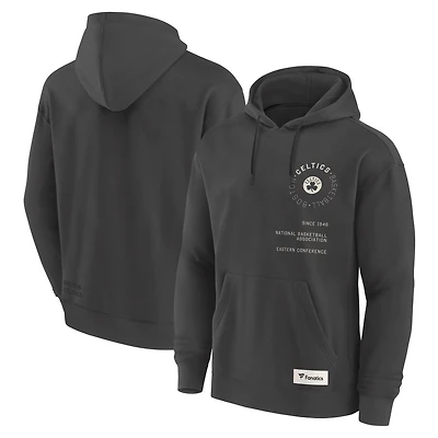 Sweat à capuche gris Boston Celtics Future Ground Info Elements Premium Fanatics pour homme