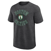 T-shirt Fanatics Heather Anthracite pour homme, motif succès des Boston Celtics