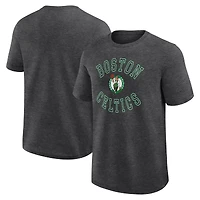 T-shirt Fanatics Heather Anthracite pour homme, motif succès des Boston Celtics