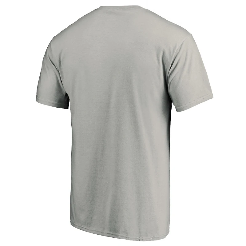 Men's Fanatics Heathered Gray Boston Celtics Primary Team Logo T-Shirt