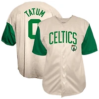 Maillot de baseball crème Jayson Tatum Boston Celtics pour homme (Fanatics)