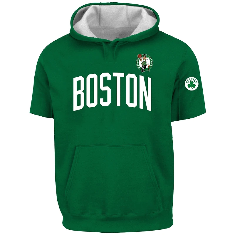 Men's Fanatics Jayson Tatum Kelly Green Boston Celtics Big & Tall Short Sleeve Hoodie