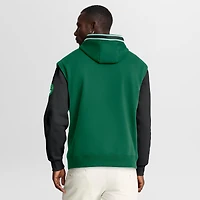 Sweat à capuche Fanatics Kelly Green/Black Boston Celtics Half Court Shot Clock Fastbreak pour homme